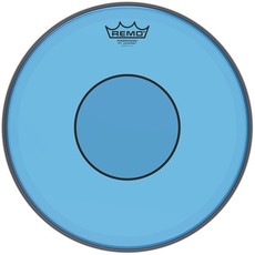 REMO P7-0314-CT-BU Powerstroke 77 Colortone Blue Series 14 Inch Snare Batter Drum Head (Blue)