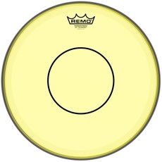 REMO P7-0314-CT-YE Powerstroke 77 Colortone Yellow Series 14 Inch Snare Batter Drum Head (Yellow)