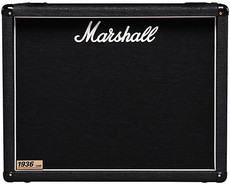 Marshall 1936 150 watt 2x12 Inch Electric Guitar Amplifier Cabinet (Black)