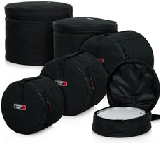 Gator GP-STANDARD-100 Protechtor Standard Series 5 Piece 10mm Padded Standard Drum Set Bag