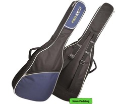 Pro-Lok ORION-C1023 Orion 5mm Padded Classic Acoustic Guitar Gig (Black and Blue)