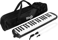 Stagg MELOSTA37 BK 37-Key Melodica with Gig Bag (Black)