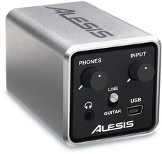 Alesis Core 1 24-Bit In-Line USB Audio Interface (Black)