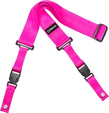 DiMarzio DD2200PK ClipLock 2 Inch Nylon Instrument Strap (Pink)