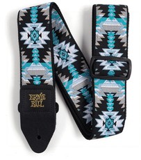 Ernie Ball Albuquerque Blue Jacquard Guitar Strap