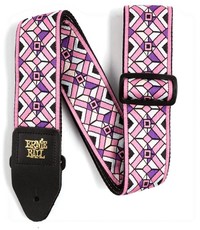 Ernie Ball Kaleidoscope Pink Jacquard Guitar Strap