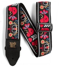 Ernie Ball Redbird Rising Jacquard Guitar Strap