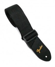 Fender 2 Inch Guitar Strap with Assorted Colour Logo (Red, Silver or Blue)