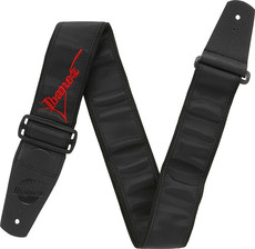 Ibanez GST611LG Standard Instrument Strap (Black and Red)