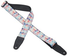 Levys MDL8-011 2 Inch Sublimation Printed Design Polyester Guitar Strap (Multicolour)