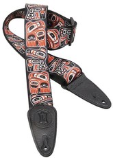 Levys MPSS2HG-001 2 Inch Sublimation Polyester Guitar Strap (Haida Totem)