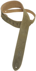 Levys MS12-GRN Classics Series 2 Inch Suede Guitar Strap (Green)