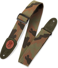 Levys MSSC8-CAM Signature Series 2 Inch Cotton Guitar Strap (Camo)