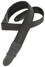 Levys PM48NP2-BLK 2.25 Inch Neoprene Guitar Strap (Black)