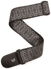 Planet Waves 20T04 2 Inch Woven Nylon Gothica Strap (Black and Grey)