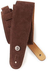 Planet Waves 25SS01-DX 2.5 Inch Suede Instrument Strap (Cognac)