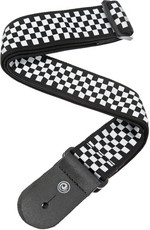 Planet Waves 50C02 2 Inch Woven Check Mate Guitar Strap (Black and White)