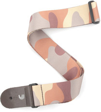 Planet Waves P20W1403 2 Inch Camo Guitar Strap (Brown)