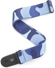 Planet Waves P20W1404 2 Inch Camo Guitar Strap (Blue)