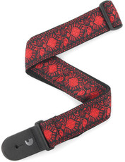 Planet Waves T20W1417 2 Inch Monterey 2 Red Woven Guitar Strap (Red)