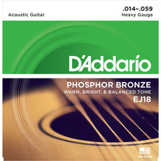 D'Addario EJ18 14-59 Phosphor Bronze Heavy Acoustic Guitar Strings