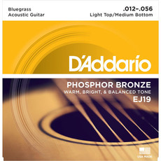 D'Addario EJ19 12-56 Phosphor Bronze Bluegrass Acoustic Guitar Strings