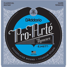 D'Addario EJ46TT Pro-Arte Dynacore Titanium Trebles Hard Tension Nylon Classical Guitar Strings