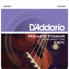 D'Addario EJ87C Pro-Arte Titanium Concert Ukulele Strings