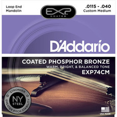 D'Addario EXP74CM 11.5-40 Coated Phosphor Bronze Custom Medium Mandolin Strings