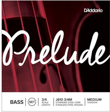 D'Addario J610 3/4M ¾ Prelude Medium Double Bass Strings