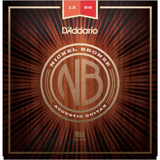 D'Addario NB1356 13-56 Nickel Bronze Medium Acoustic Guitar Strings