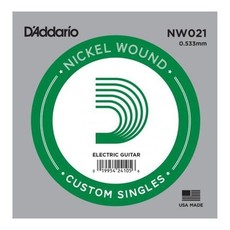 D'Addario NW021 .021 XL Nickel Wound Single String