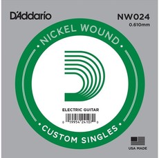 D'Addario NW024 .024 XL Nickel Wound Single String