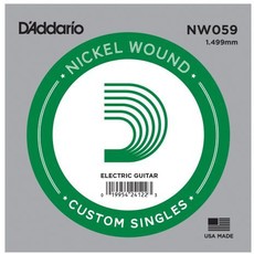 D'Addario NW059 .059 XL Nickel Wound Single String