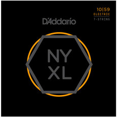 D'Addario NYXL1059 10-59 Nickel Wound Regular Light 7 String Electric Guitar Strings