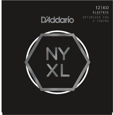 D'Addario NYXL1260 12-60 NYXL Nickel Wound Extra Heavy Electric Guitar Strings