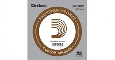 D'Addario PB022 .022 Single Phosphor Bronze Wound Single String