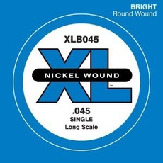 D'Addario XLB045 .045 XL Nickel Wound Long Scale Single Bass Guitar String