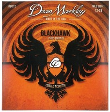 Dean Markley 8012 Blackhawk Acoustic Phosphor Bronze 12-53 Medium Light Coated Acoustic Guitar Strings