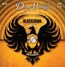 Dean Markley 8019 Blackhawk Acoustic 80/20 11-52 Light Coated Acoustic Guitar Strings