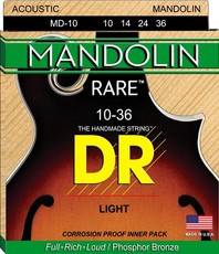 DR MD-10 Rare Series 10-36 Light Phosphor Bronze Mandolin Strings