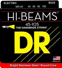 DR MR-45 Hi-Beams Series 45-105 Medium Stainless Steel Bass Guitar Strings