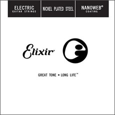 Elixir 15224 Nanoweb .024 Nickel Plated Steel Coated Single String