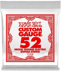 Ernie Ball 1152 .052 Nickel Wound Electric Guitar Single String