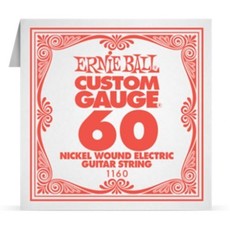 Ernie Ball 1160 .060 Nickel Wound Electric Guitar Single String