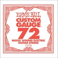 Ernie Ball 1172 .072 Nickel Wound Electric Guitar Single String