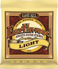 Ernie Ball 2004 Earthwood Light 80/20 Bronze Acoustic Guitar Strings