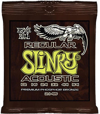 Ernie Ball 2146 Regular Slinky Medium Light Phosphor Bronze Acoustic Guitar Strings