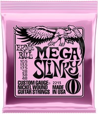 Ernie Ball 2213 Mega Slinky 10.5-48 Nickel Wound Electric Guitar Strings