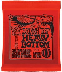 Ernie Ball 2215 Slinky 10-52 Skinny Top Heavy Bottom Nickel Wound Electric Guitar Strings